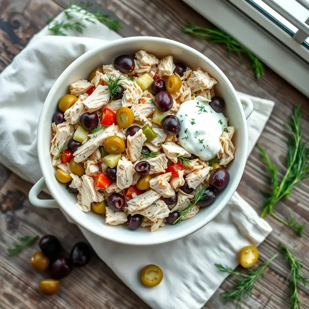 How to Make High Protein Mediterranean Chicken Salad: StepbyStep
