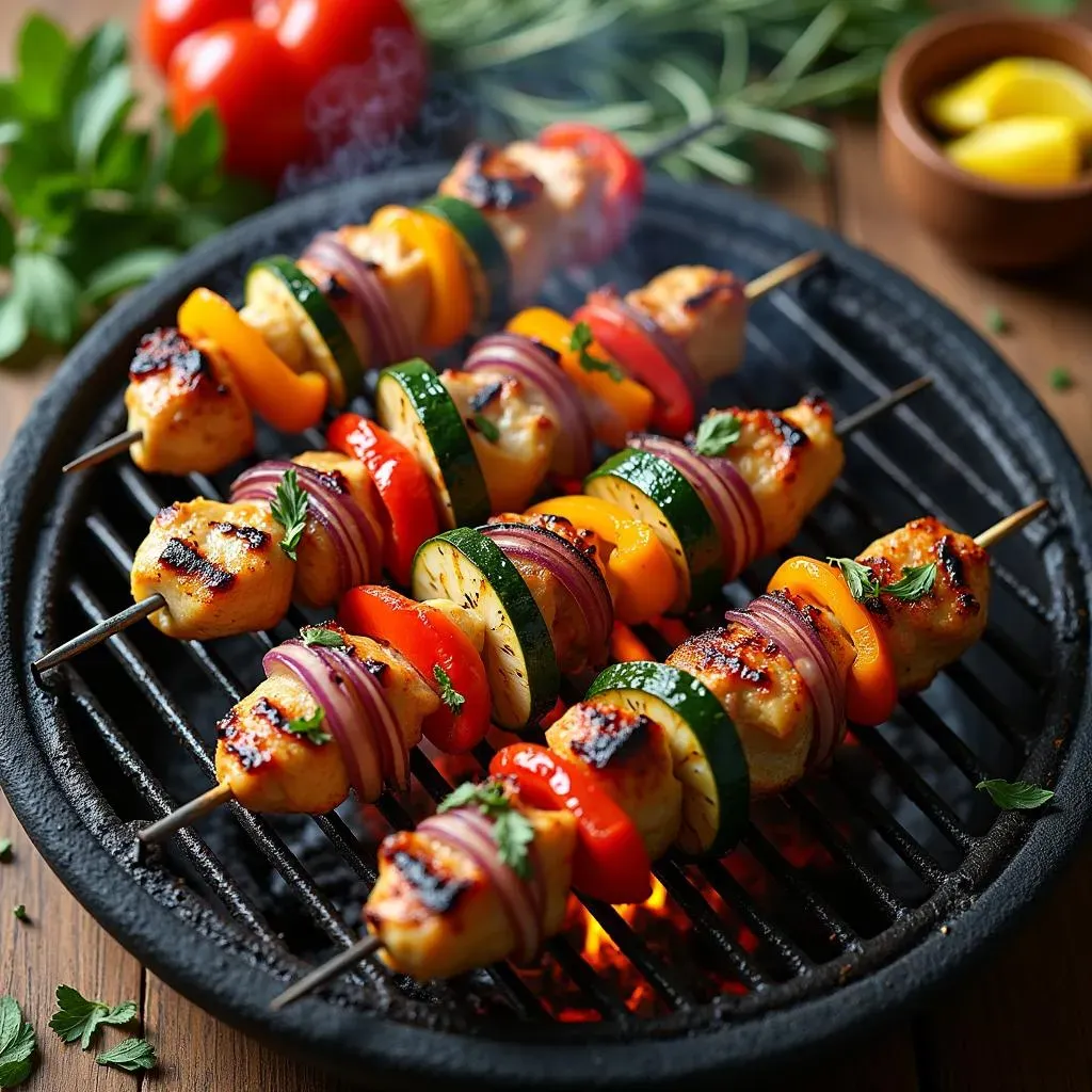 How to Make Mediterranean Chicken Kebabs