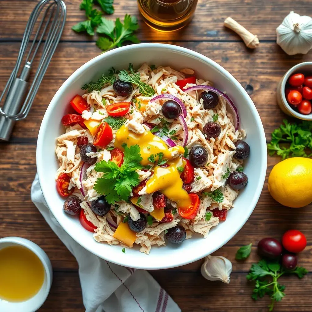 How to Make Mediterranean Dish Chicken Salad: StepbyStep