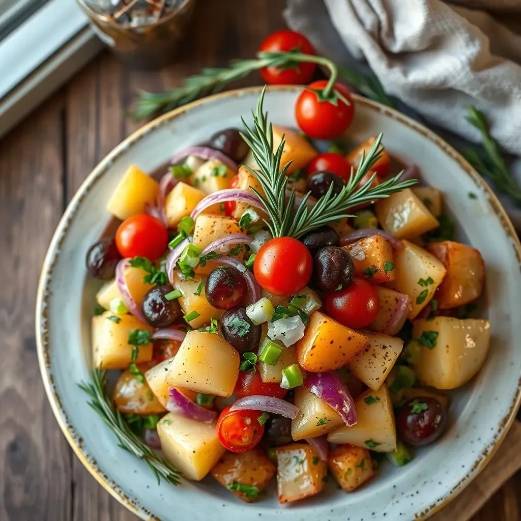 How to Make the Best Mediterranean Greek Potato Salad