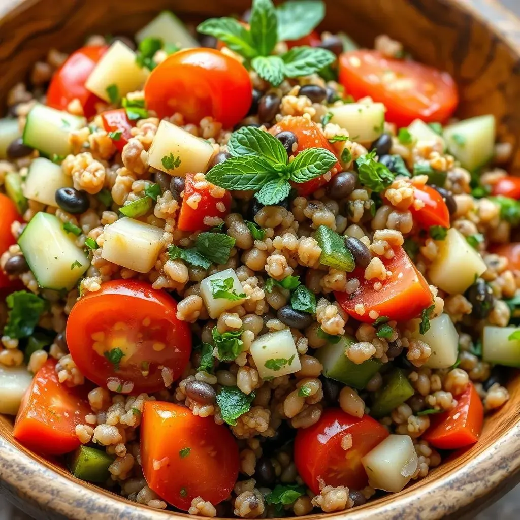 How to Make the Best Mediterranean Lentil Salad with Quinoa