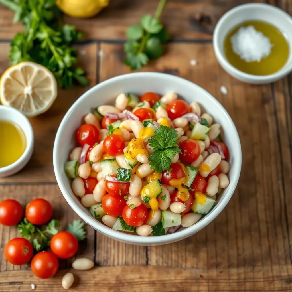 How to Make the Best Mediterranean White Bean Salad: StepbyStep