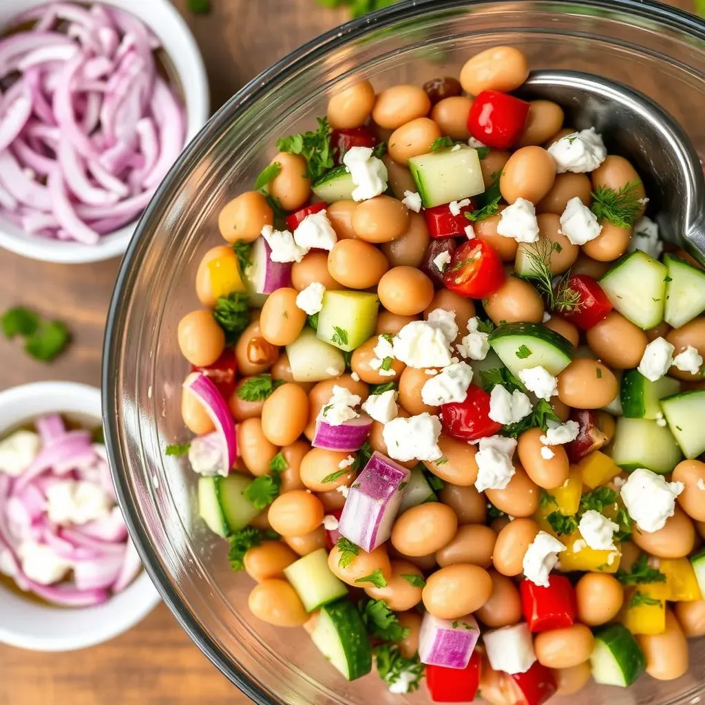 How to Make Your Own Mediterranean Bean Salad (Costco Style)