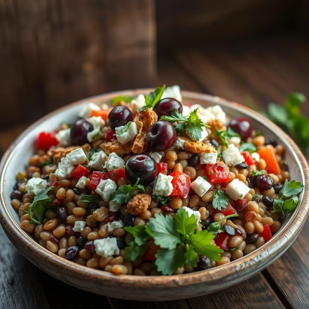 Ingredients for a Delicious Mediterranean Lentil Salad