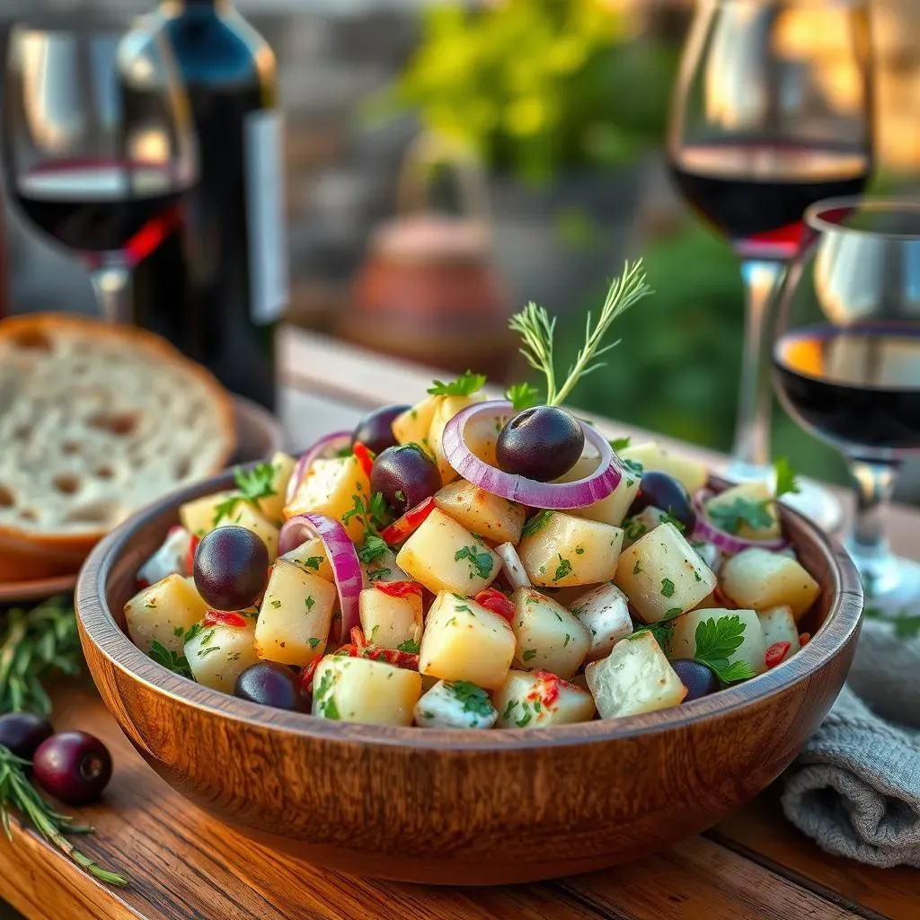 Ingredients for a Flavorful Mediterranean Greek Potato Salad