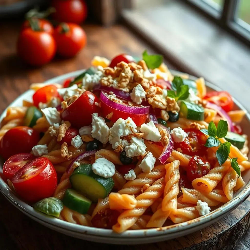 Ingredients for a Healthy Mediterranean Pasta Salad