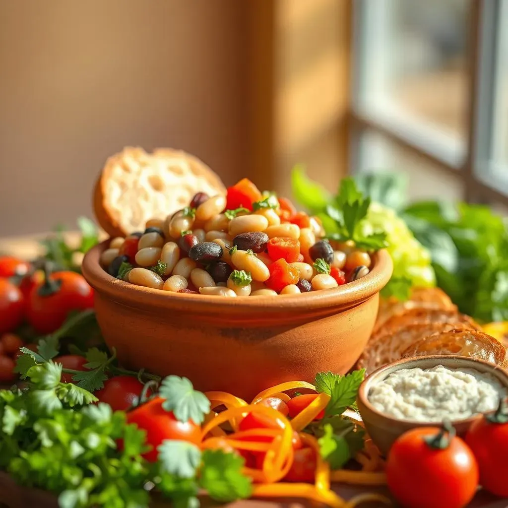 Ingredients for a Perfect Skinnytaste Mediterranean Bean Salad