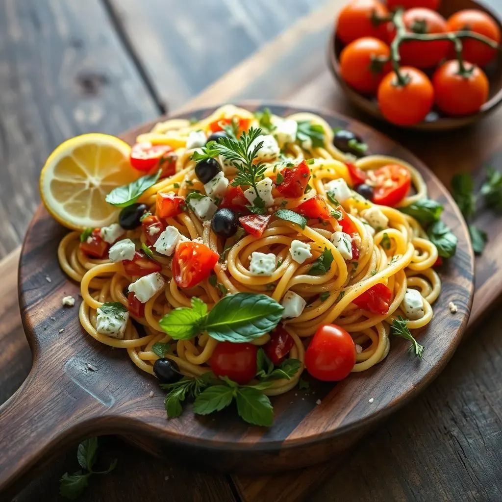 Ingredients for a Vibrant Mediterranean Lemon Pasta Salad