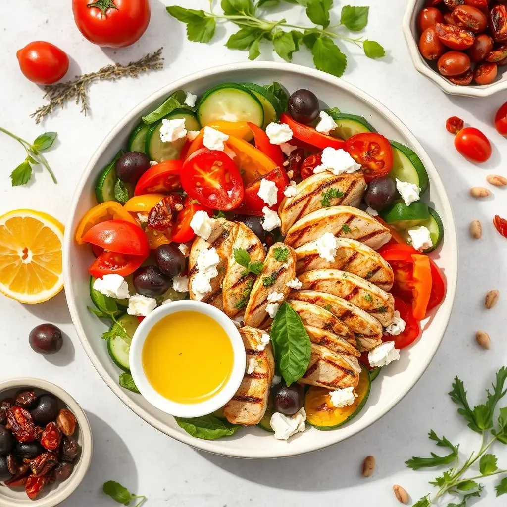 Ingredients for the Best Mediterranean Chicken Salad Allrecipes