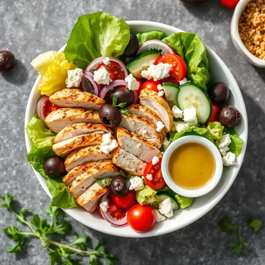 Ingredients for the Perfect Greek Chicken Feta Salad