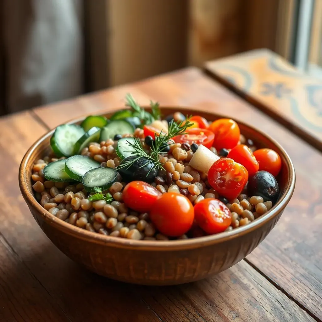 Ingredients for the Perfect Mediterranean Lentil Salad