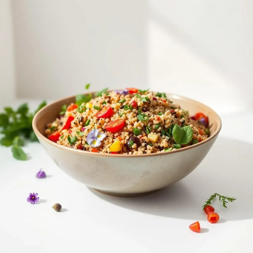 Ingredients for this Mediterranean Quinoa Salad Recipe