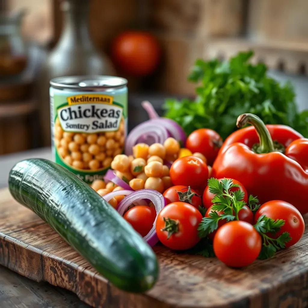 Ingredients for Your Perfect Mediterranean Chickpea Salad