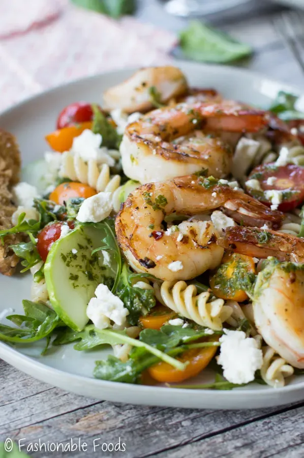 Ingredients for Your Perfect Mediterranean Shrimp Pasta Salad