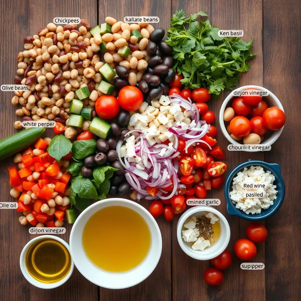 Ingredients: Your Shopping List for Mediterranean Bean Salad