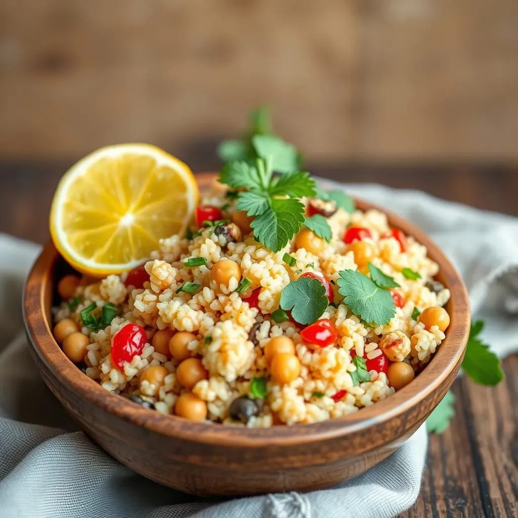 Amazing Israeli Couscous Salad with Chickpeas: Recipe