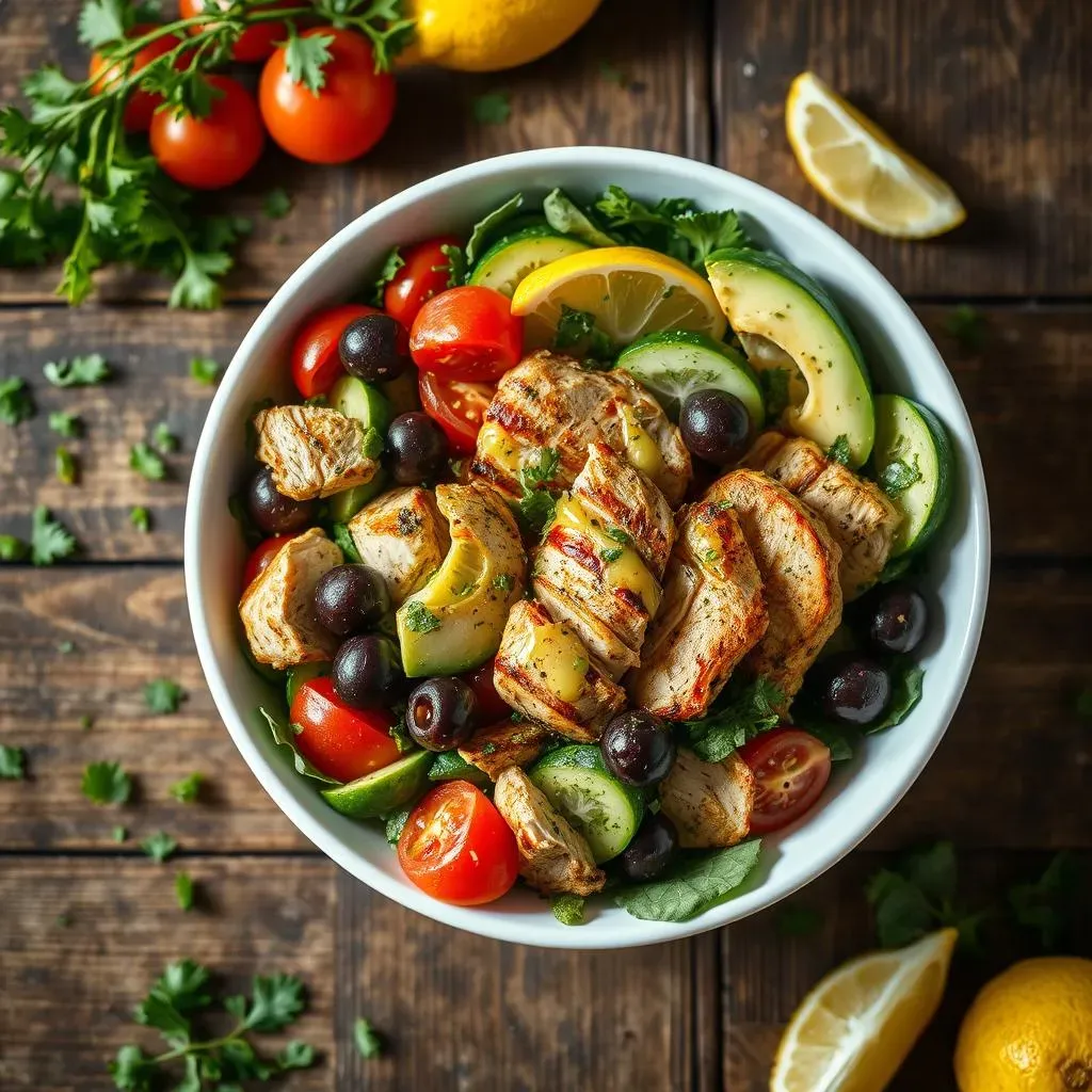 Ultimate Lemon Herb Mediterranean Chicken Salad Recipe