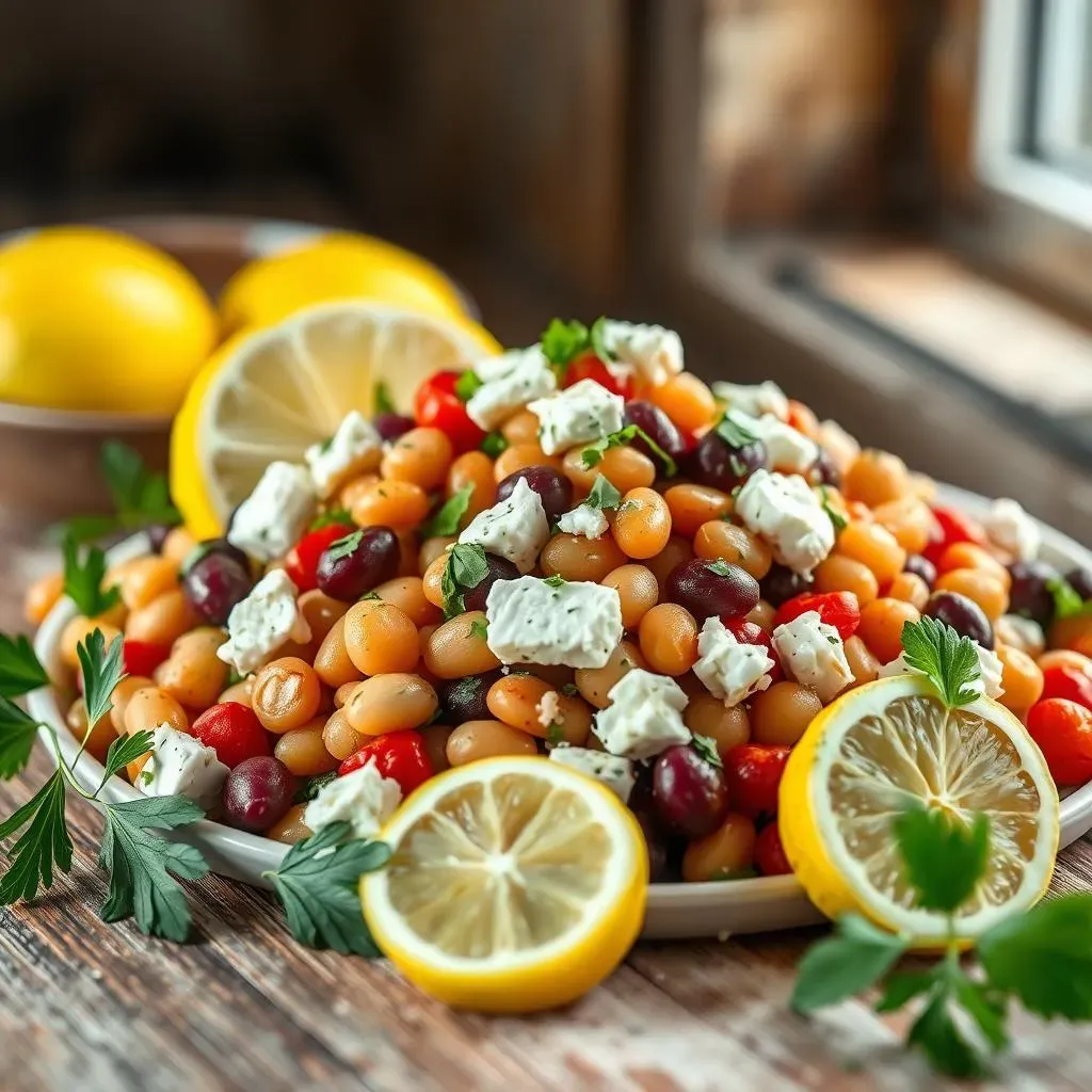 MakeAhead Tips and Storage for Mediterranean Bean Salad with Feta