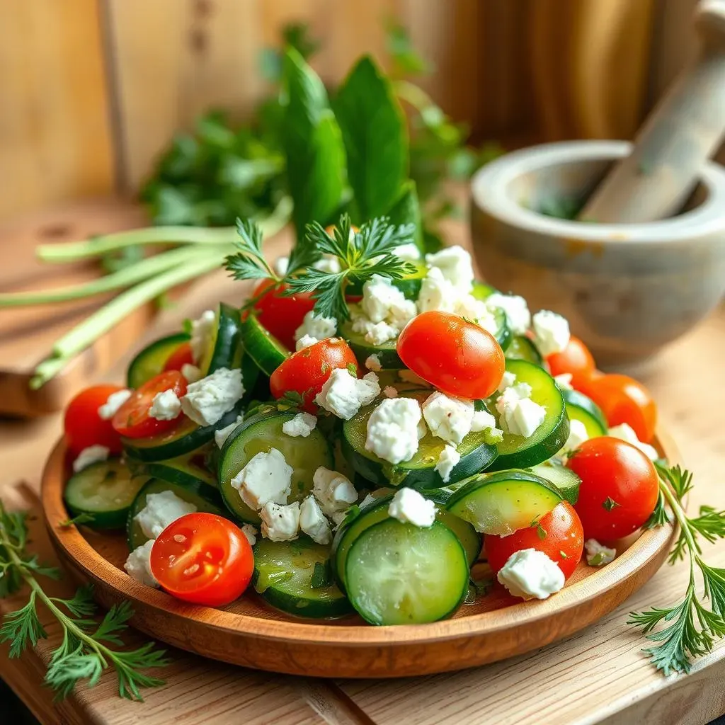 Making the Best Cucumber Salad for Gyros