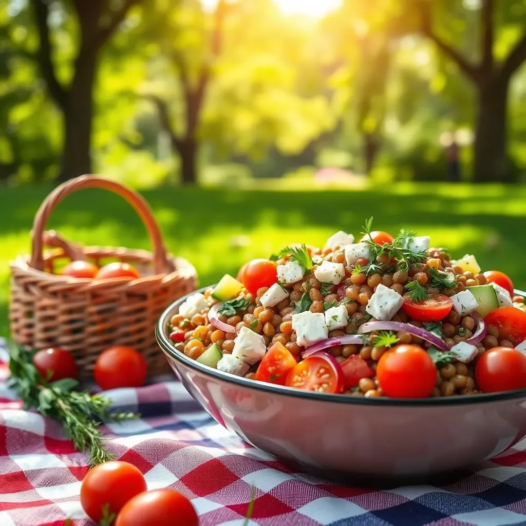 Making the Best Mediterranean Lentil Salad for Picnics