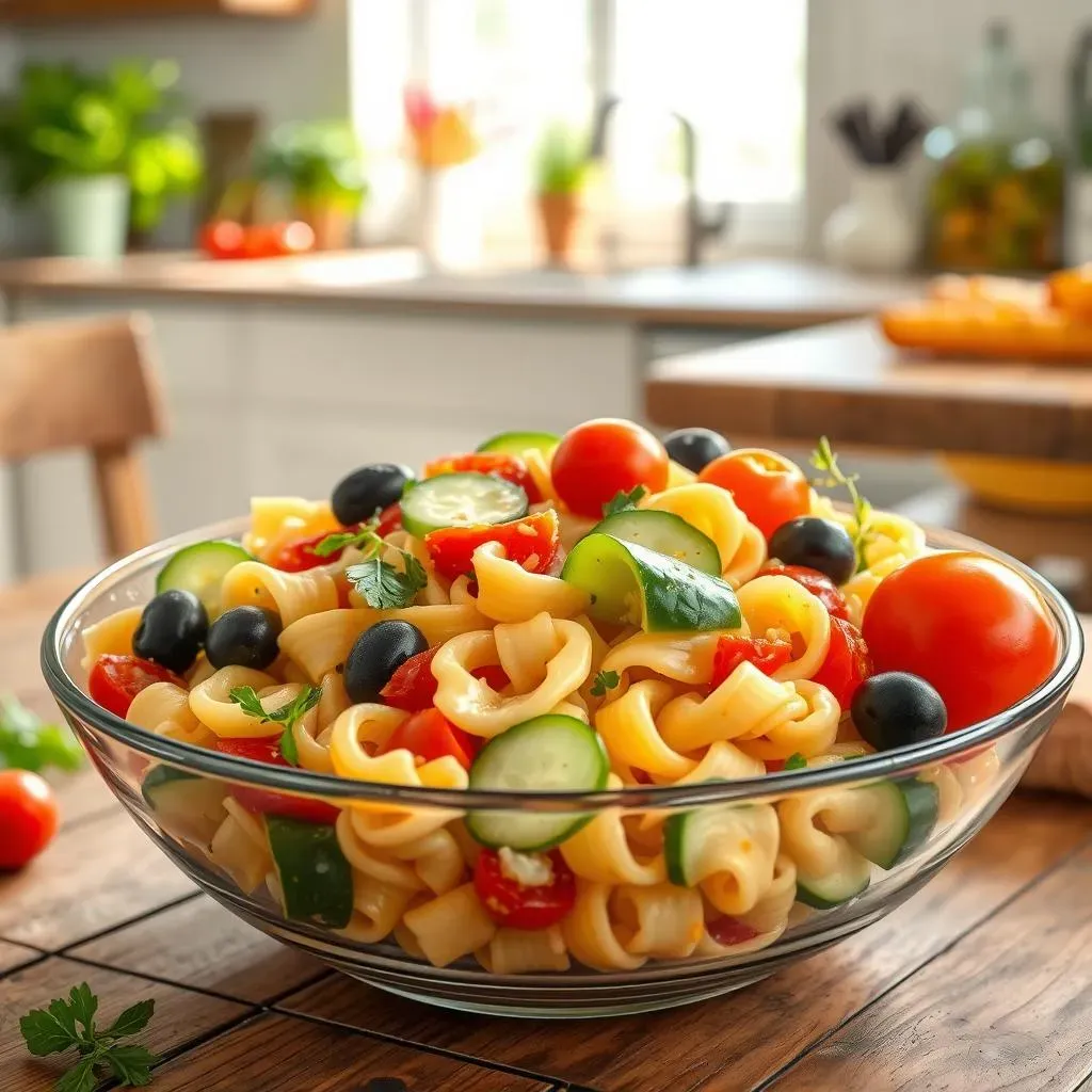 Making the Best Mediterranean Pasta Salad for Meal Prep