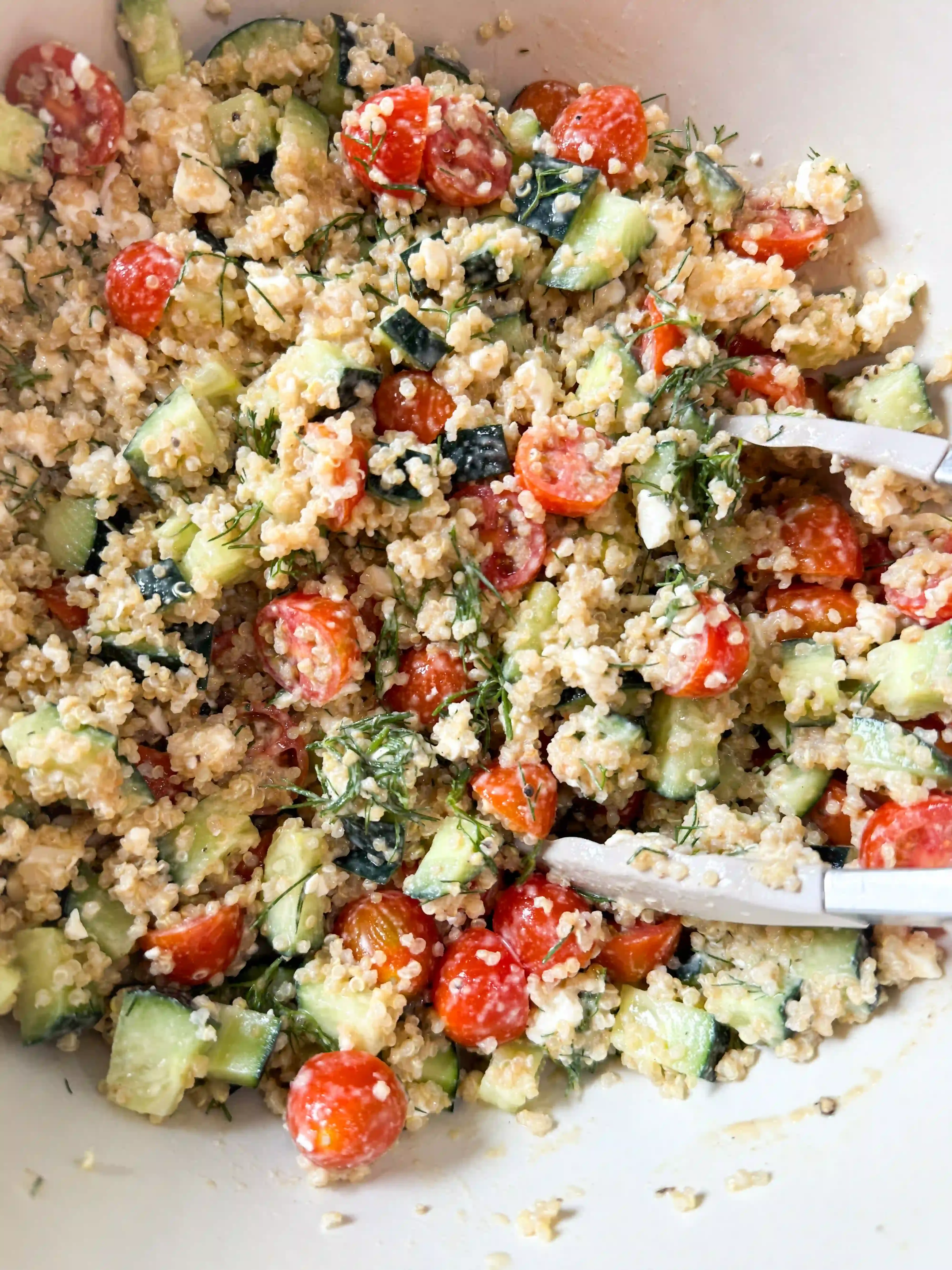 Making the Case for Your Next Meal: Mediterranean Inspired Quinoa Salad