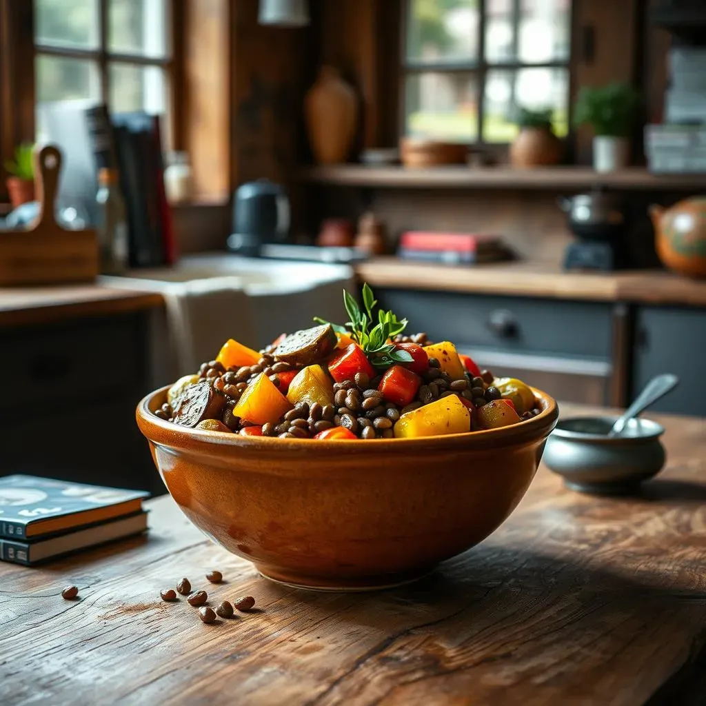 Making the Magic: Roasted Vegetables and Lentils