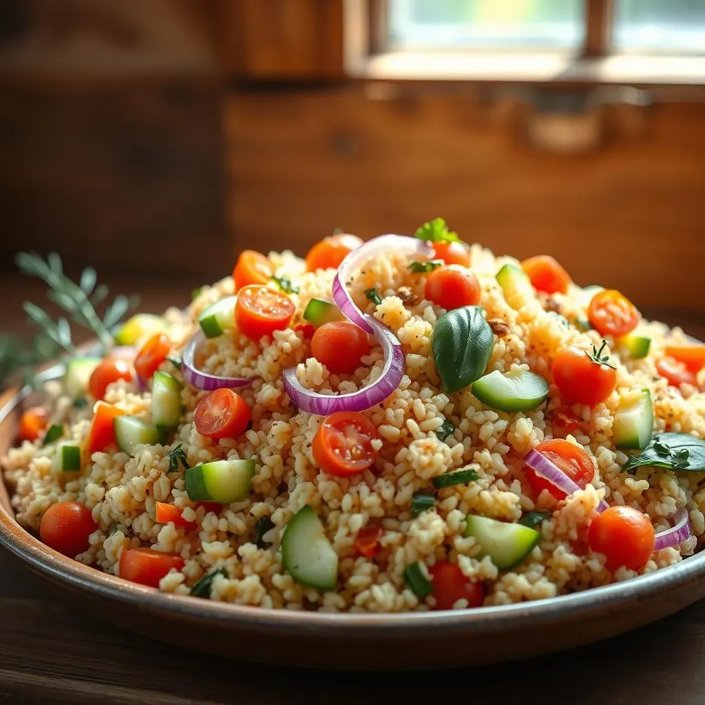 Making the Perfect Crunchy Mediterranean Couscous Salad