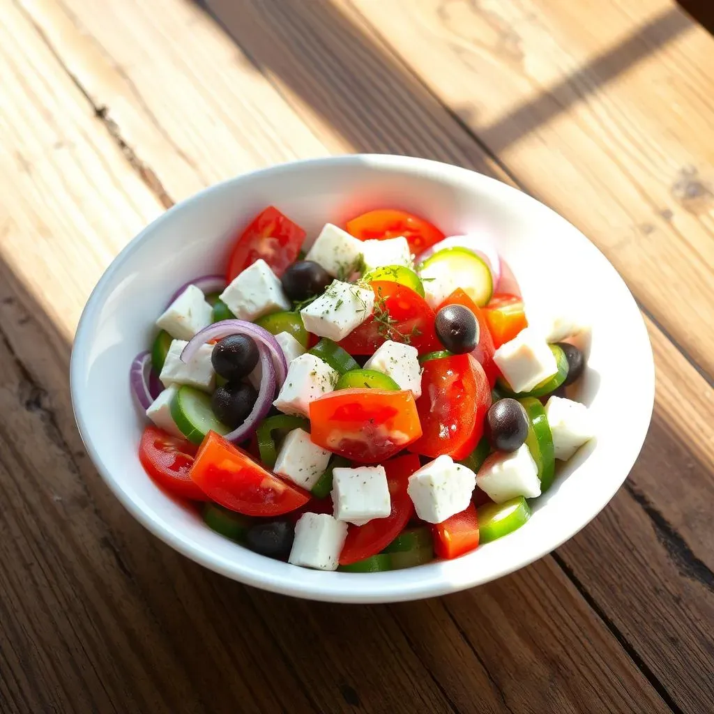 Making the Perfect Greek Salad Mediterranean: StepbyStep