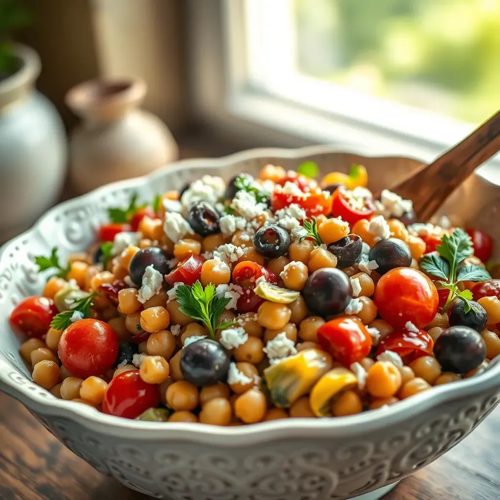 Making the Perfect Mediterranean Chickpea Pasta Salad