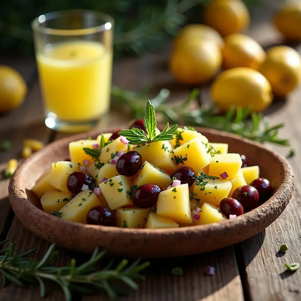 Making the Perfect Mediterranean Dish Greek Potato Salad