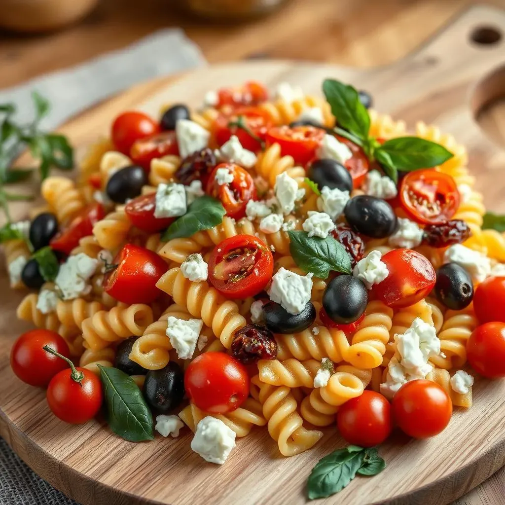 Making the Perfect Mediterranean Pasta Salad with Tomatoes