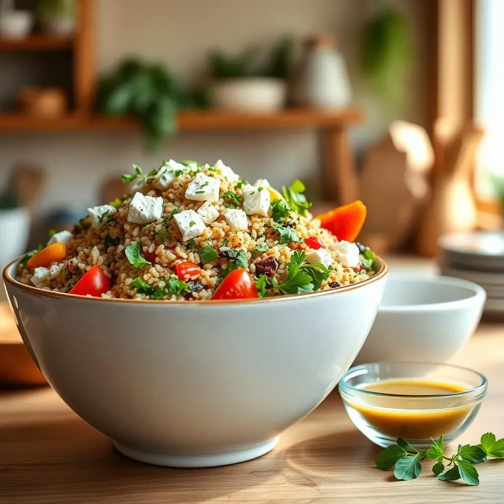 Making the Quinoa Mediterranean Salad: StepbyStep