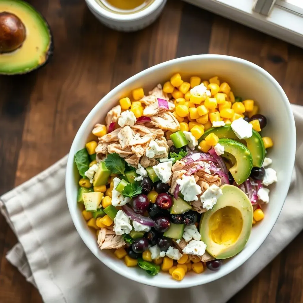 Making Your Mediterranean Chicken Avocado Corn Salad: StepbyStep