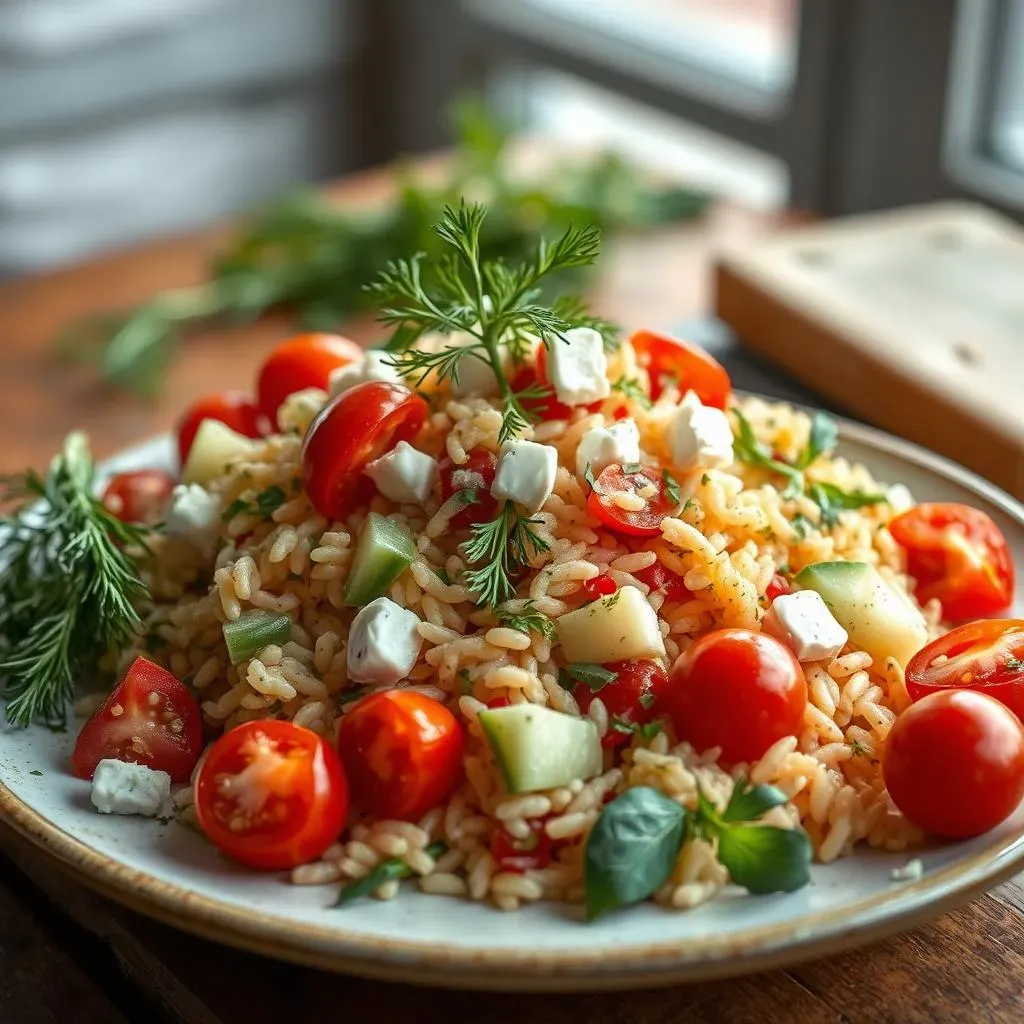 Making Your Mediterranean Orzo Salad with Dill