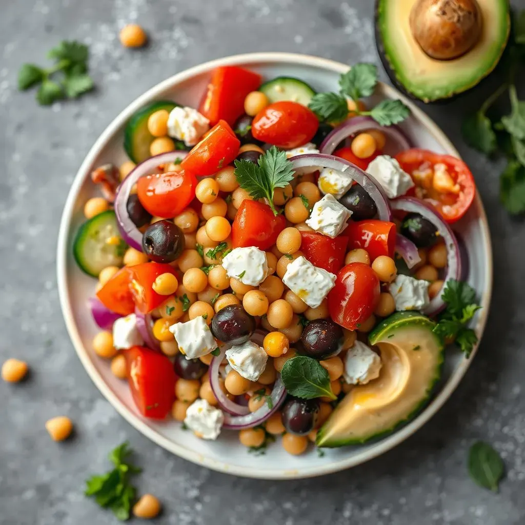 Making Your Mediterranean Salad Recipe with Garbanzo Beans: StepbyStep