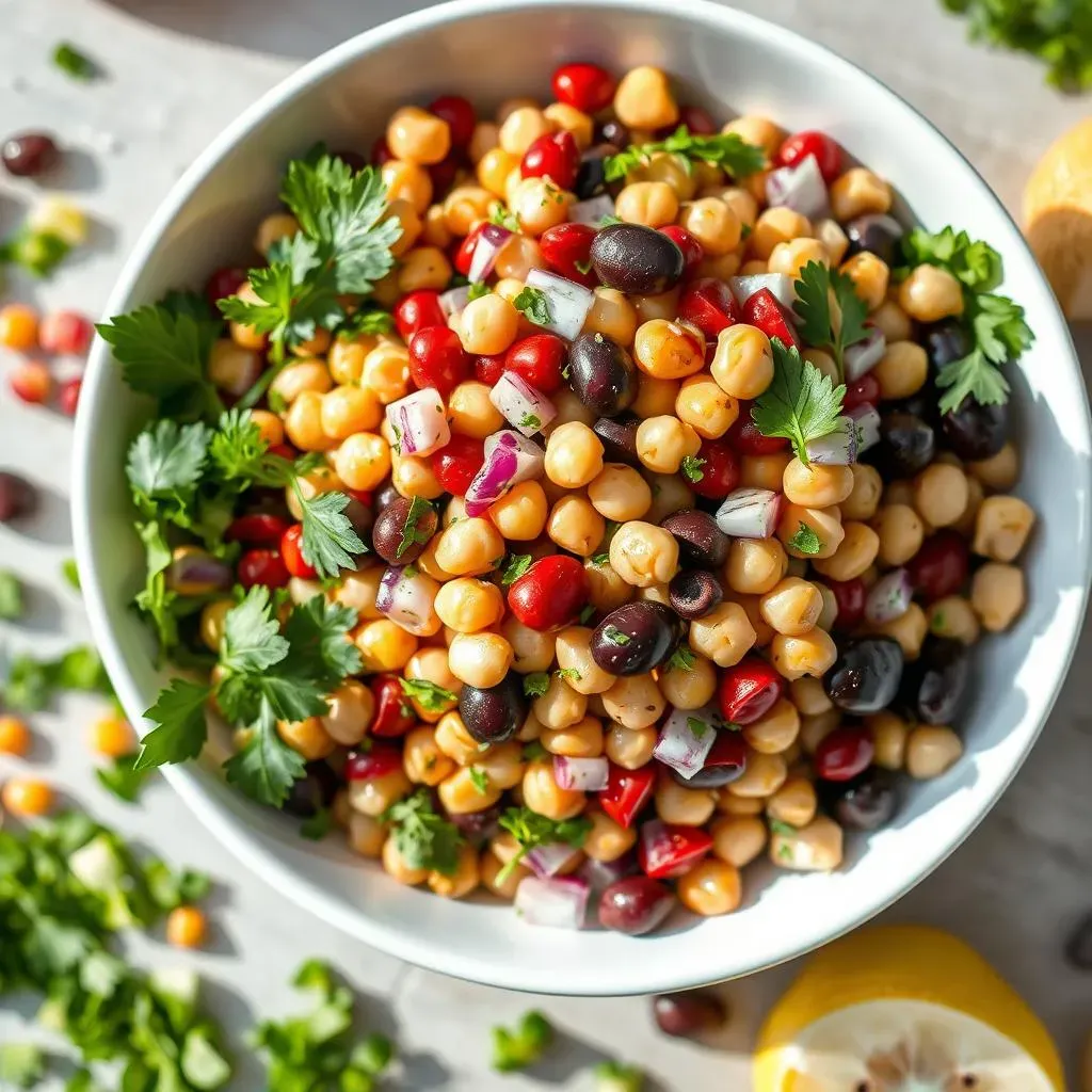Making Your Own Dense Bean Salad Mediterranean: StepbyStep
