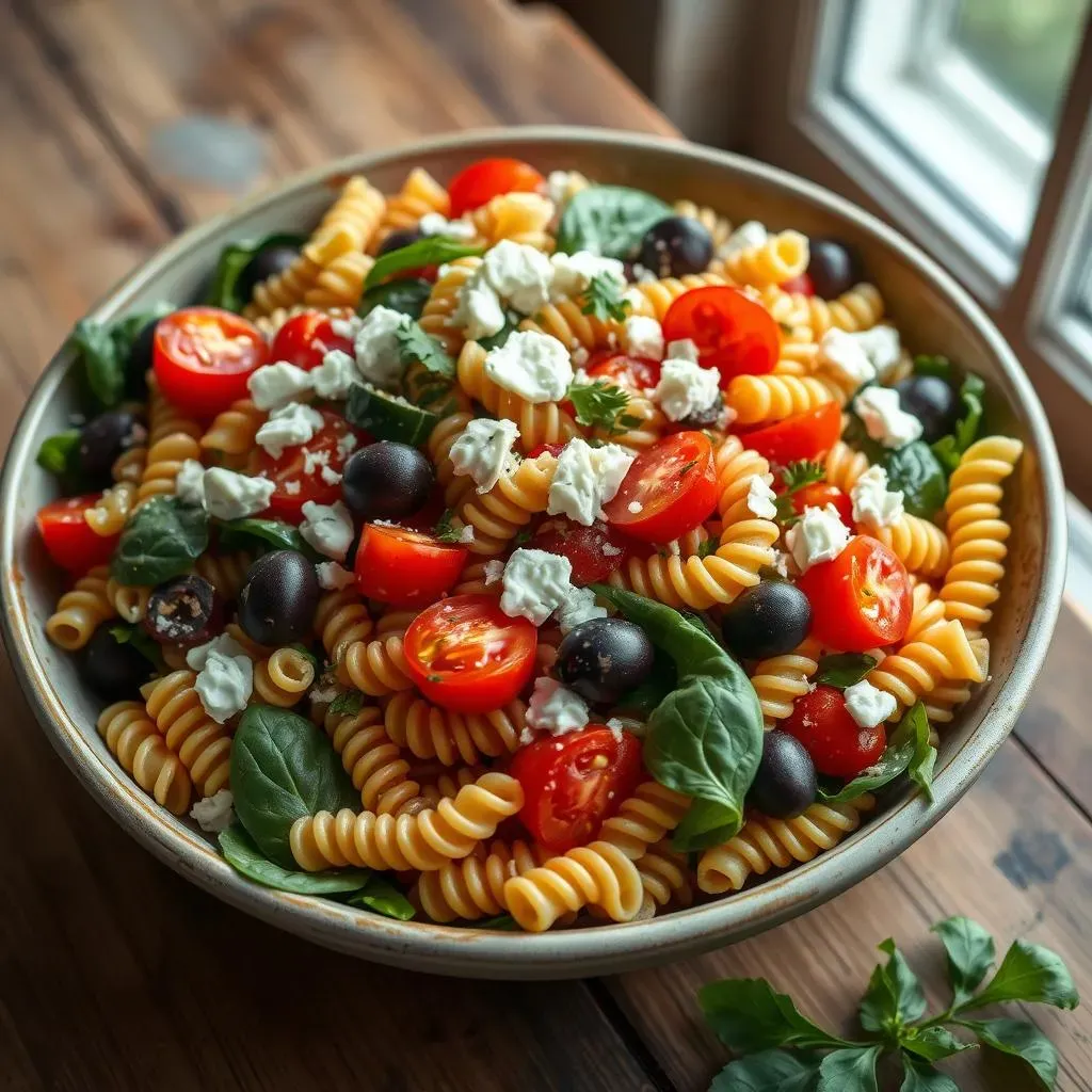 Making Your Own Healthy Mediterranean Pasta Salad