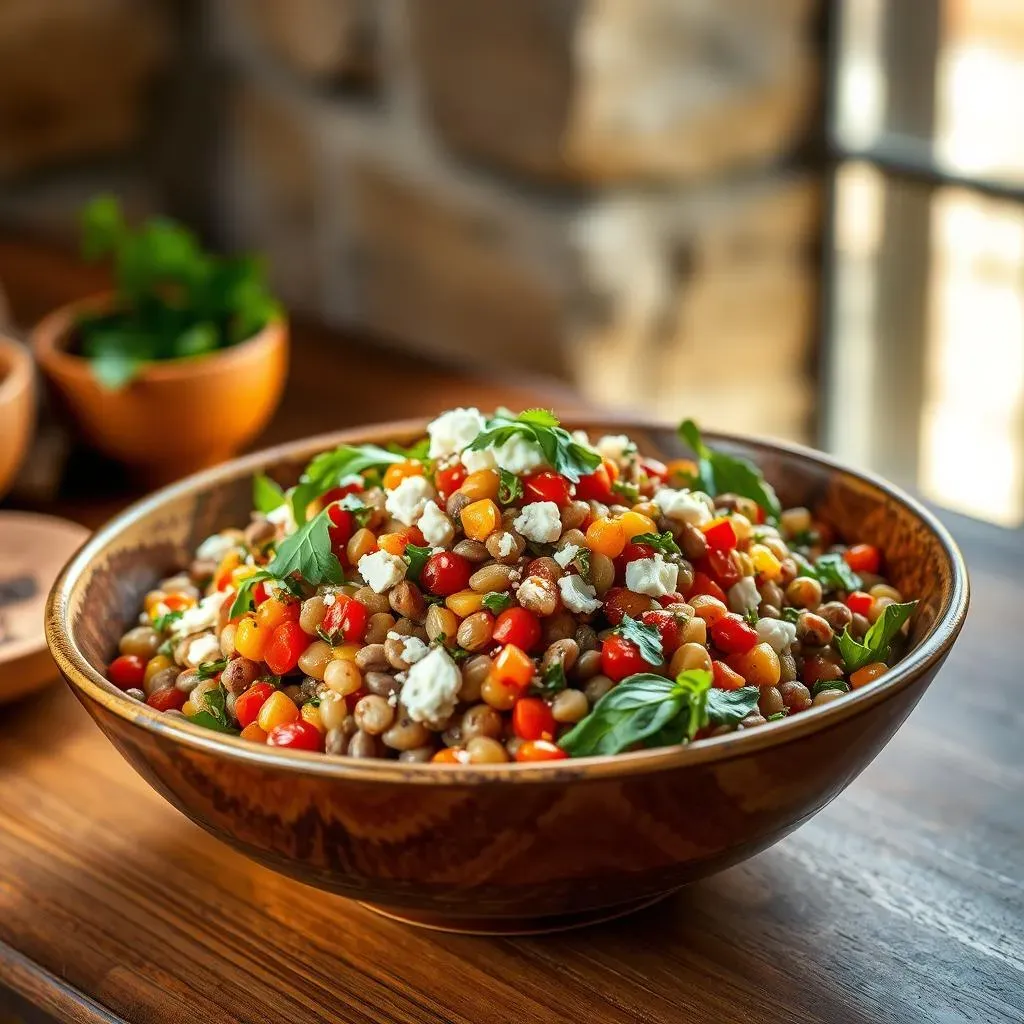 Making Your Own Mediterranean Lentil Salad for Weight Loss