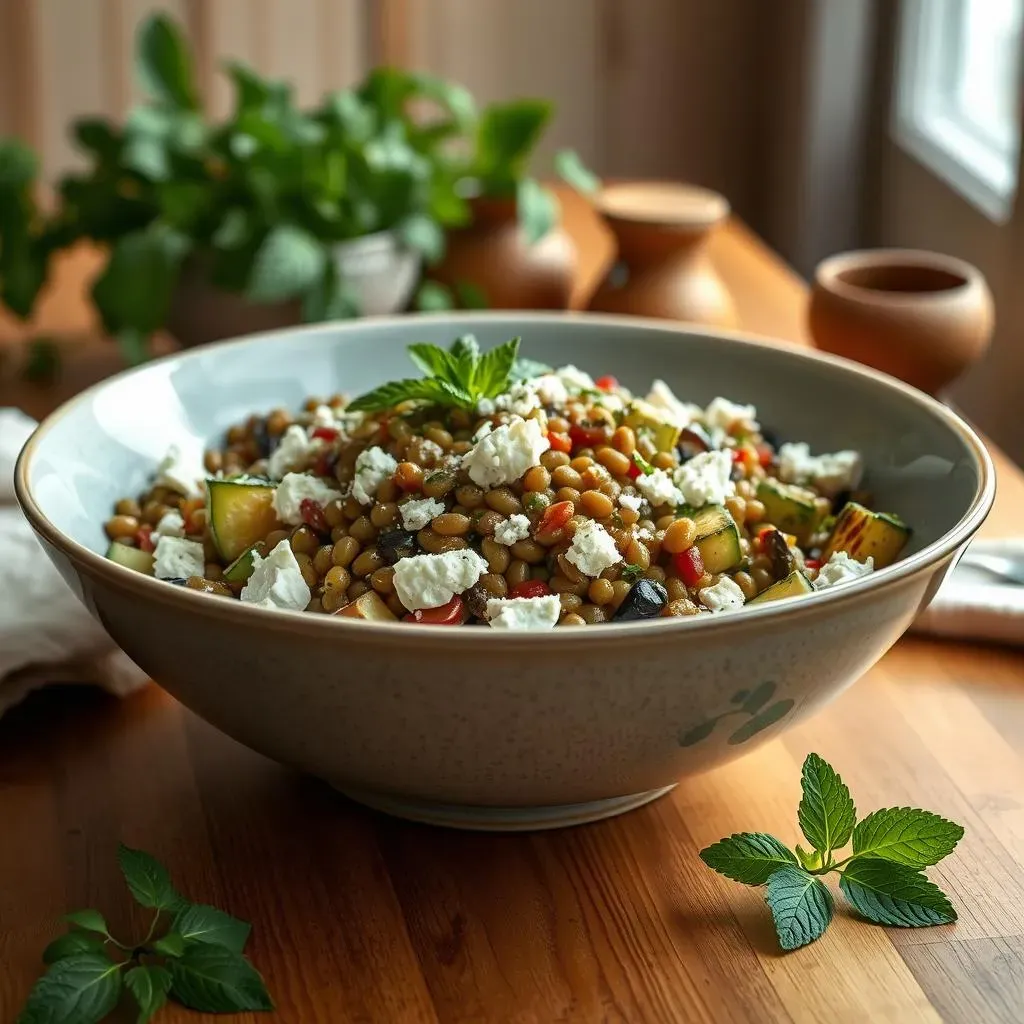 Making Your Own Mediterranean Lentil Salad with Zucchini: StepbyStep