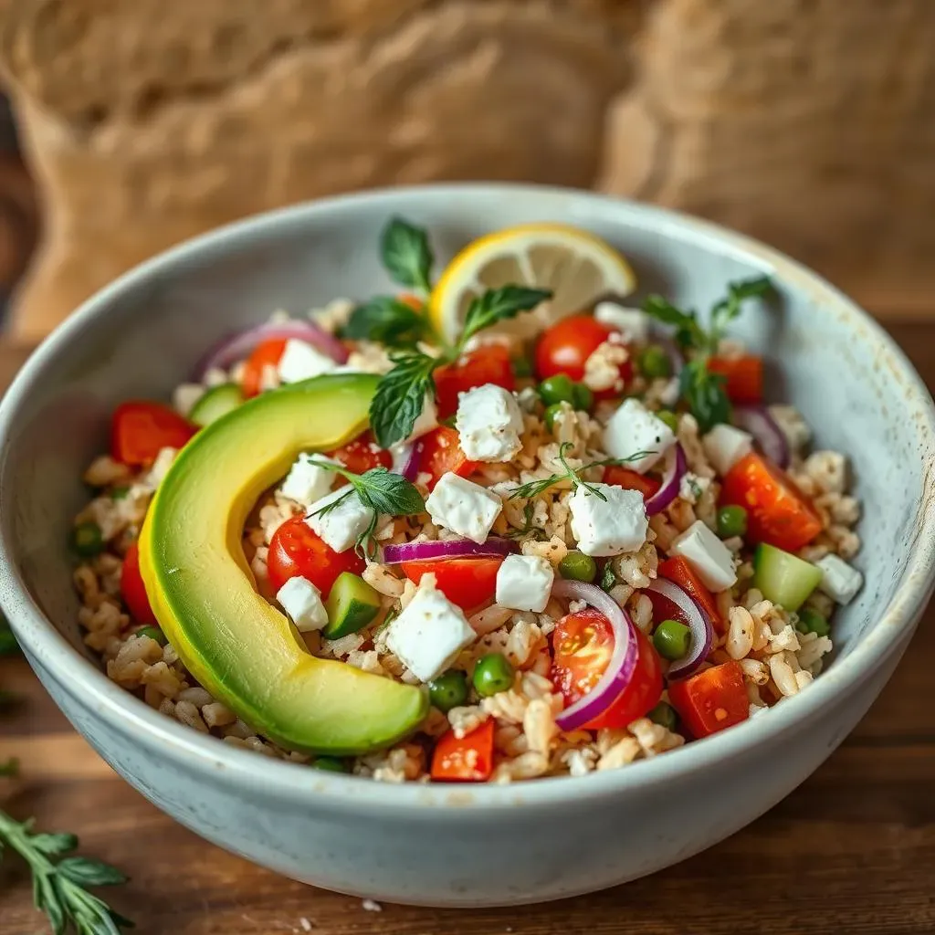 Making Your Own Mediterranean Orzo Salad with Avocado