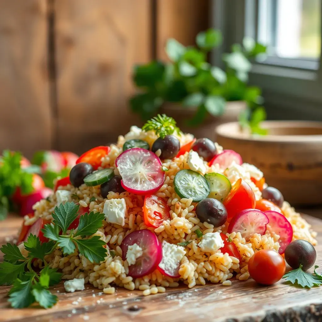 Making Your Own Mediterranean Orzo Salad with Radishes