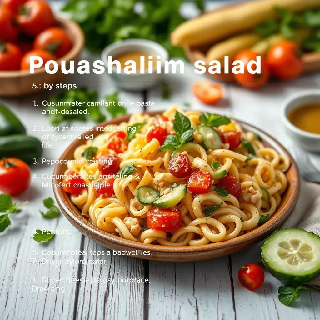 Making Your Own Mediterranean Pasta Salad with Cucumbers: StepbyStep