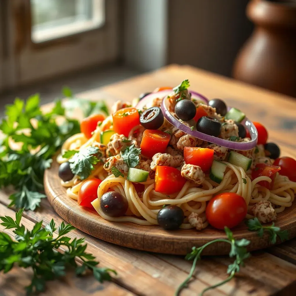 Making Your Own Mediterranean Tuna Pasta Salad: StepbyStep