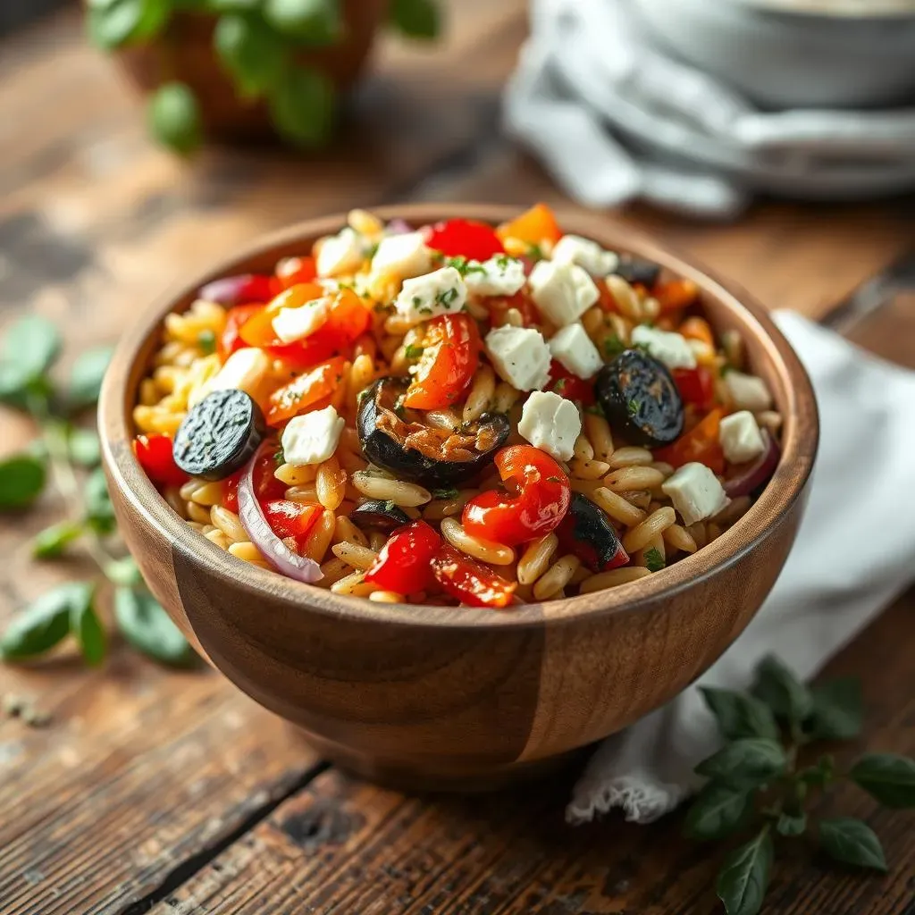 Making Your Own Roasted Vegetable Orzo Salad