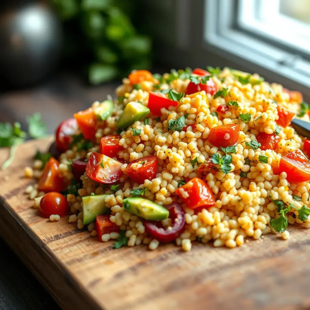 Mastering the Art of Mediterranean Couscous Salad with Avocado