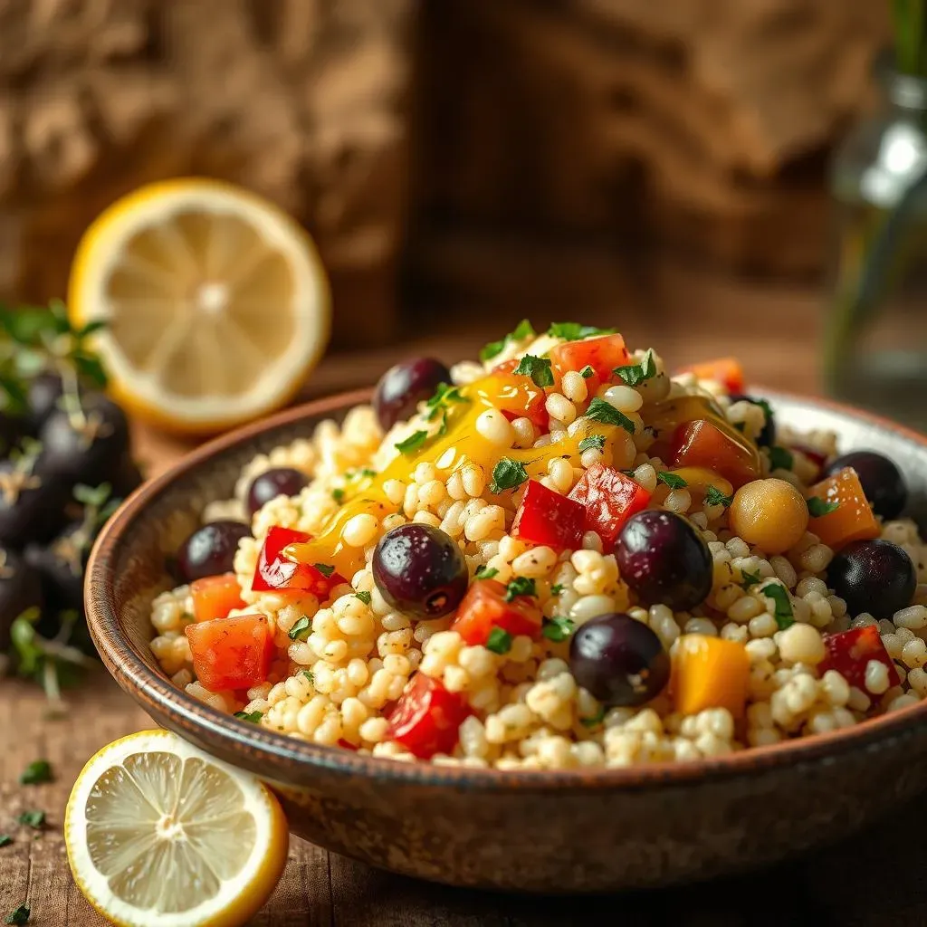 Mastering the Art of Mediterranean Couscous Salad with Olives