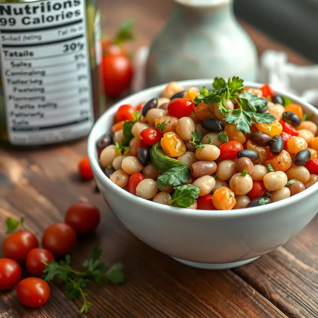 Mediterranean Bean Salad at 99: Calories, Macros, and Daily Values