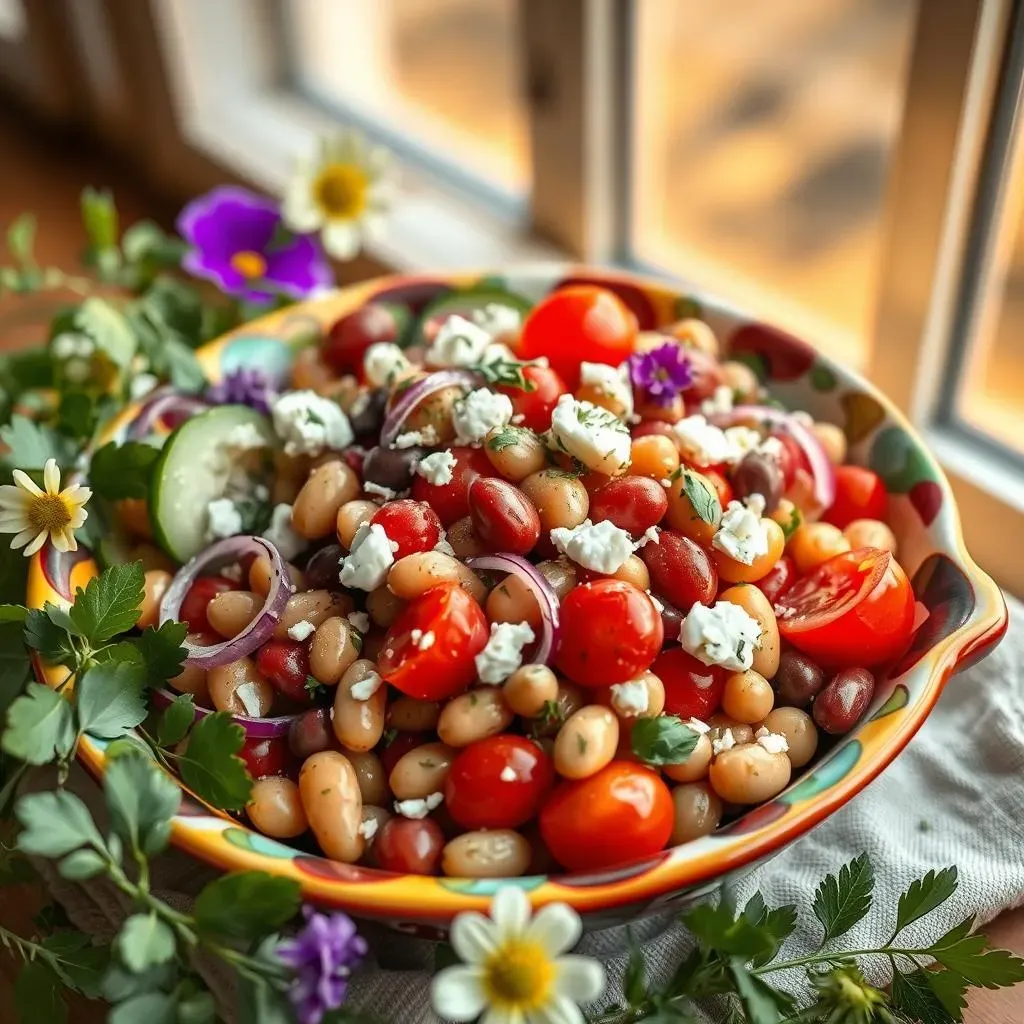 Ultimate Mediterranean Bean Salad for Potluck