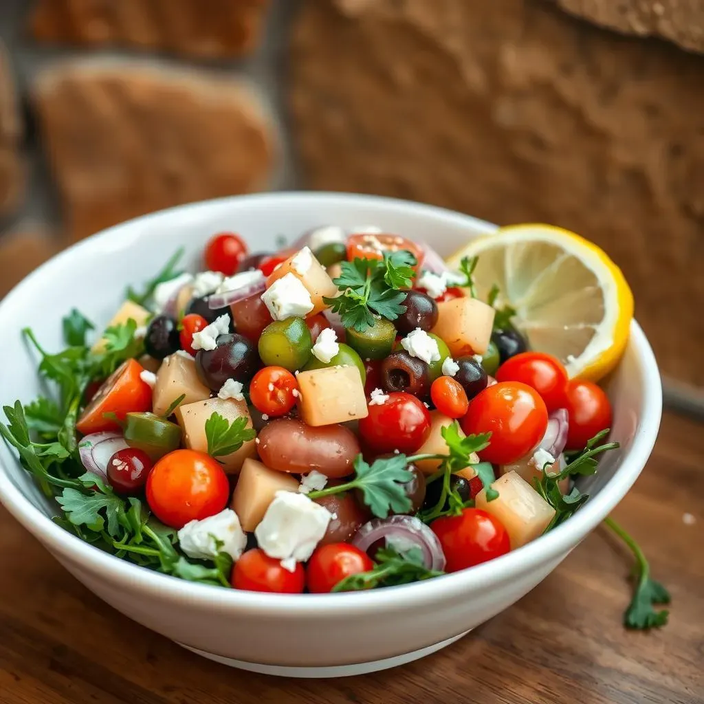 Ultimate Mediterranean Bean Salad with Arugula